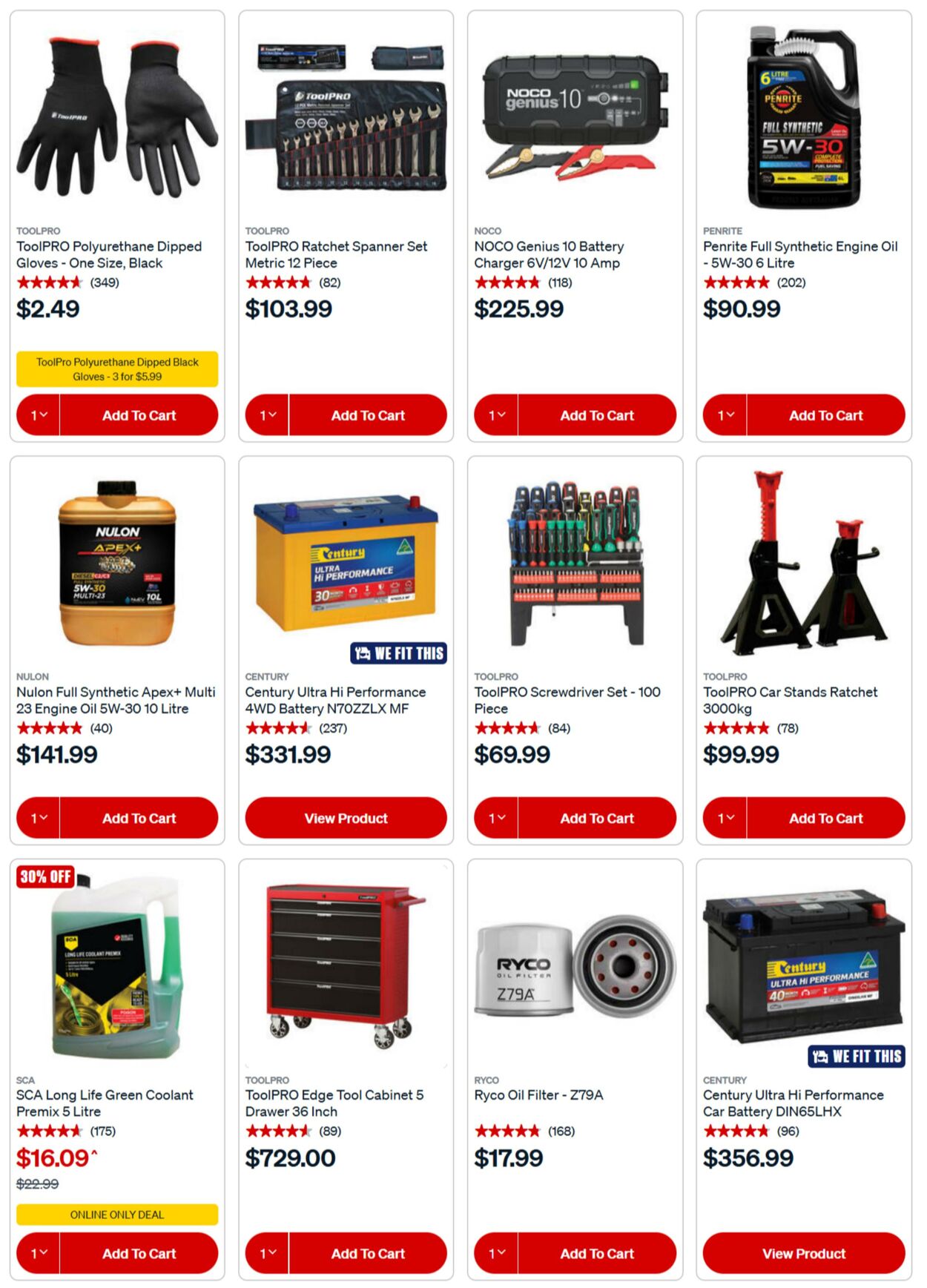 Catalogue Supercheap Auto 22.07.2024 - 05.08.2024