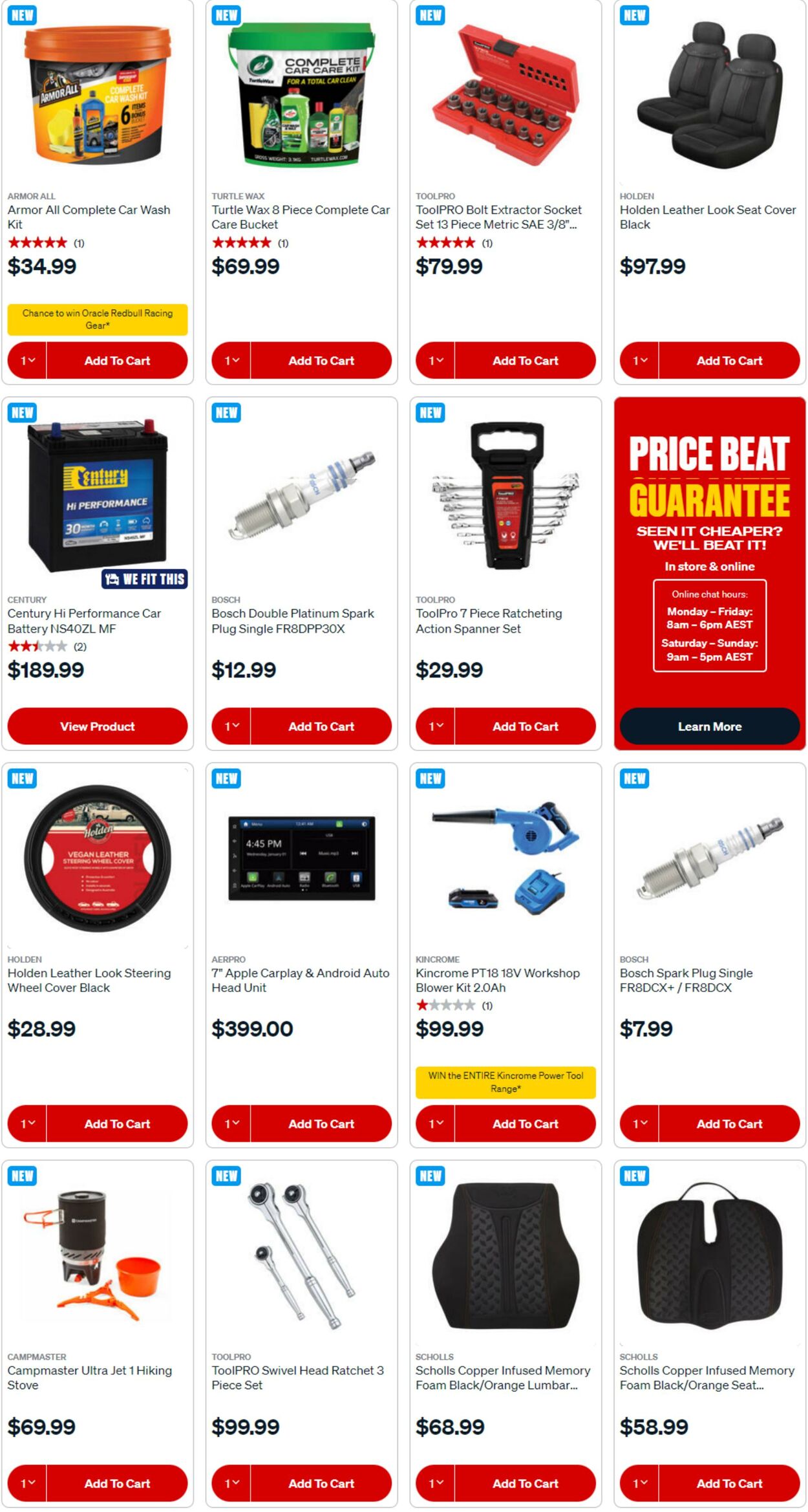 Catalogue Supercheap Auto 19.08.2024 - 01.09.2024