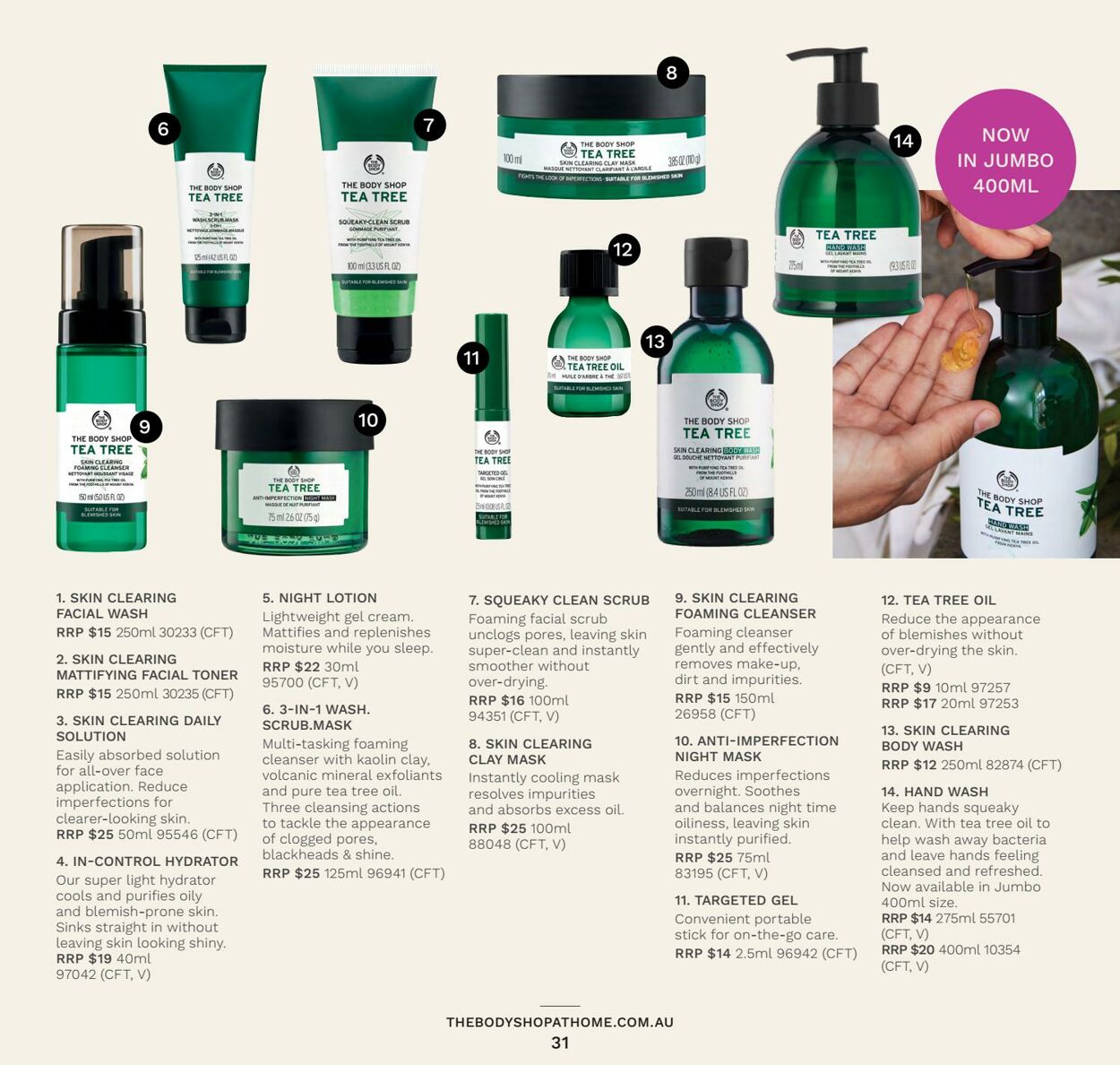 Catalogue The Body Shop 31.03.2021 - 31.08.2021