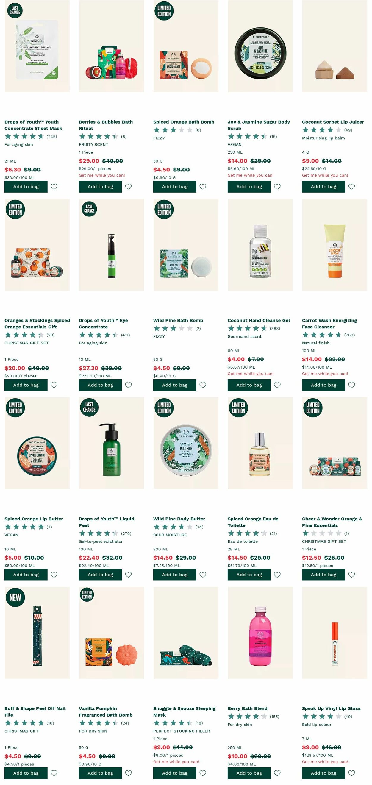 Catalogue The Body Shop 26.12.2022 - 04.01.2023