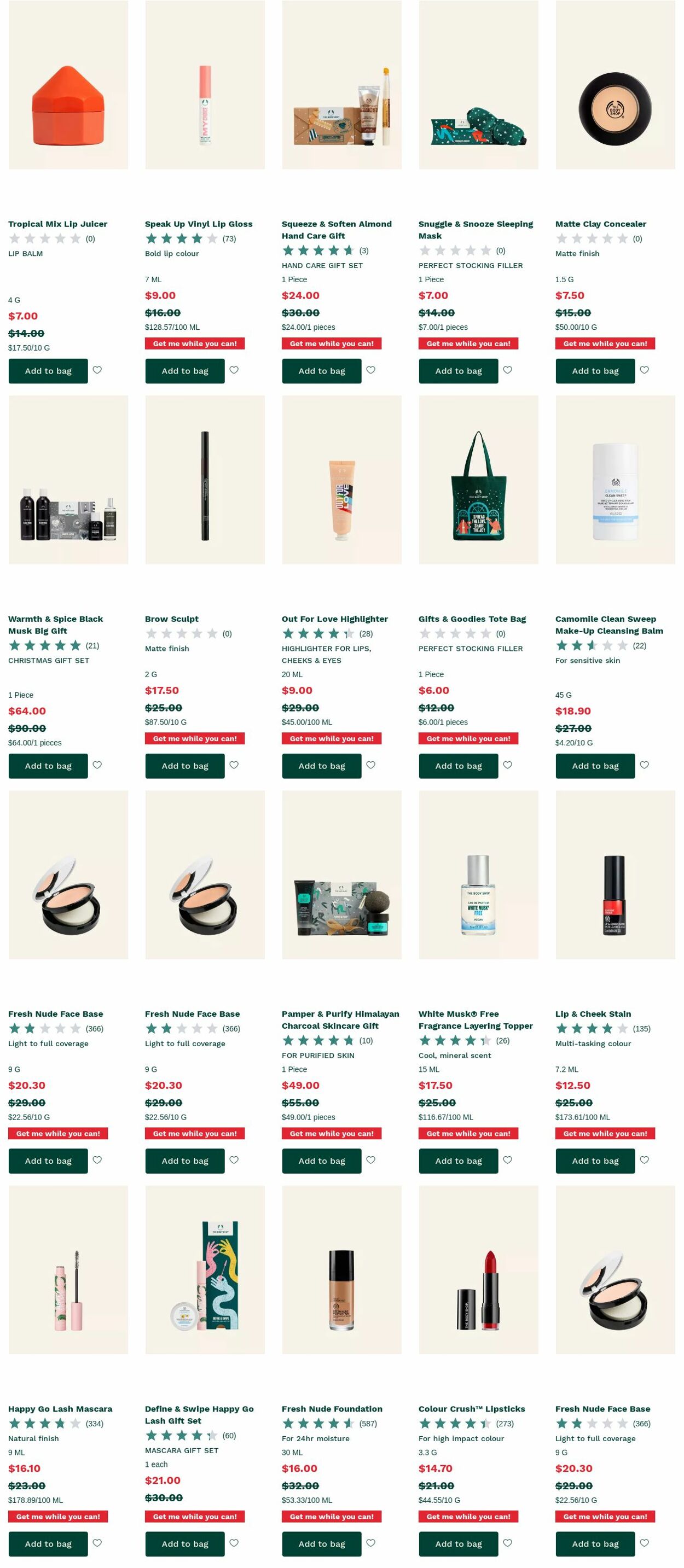 Catalogue The Body Shop 07.08.2023 - 16.08.2023