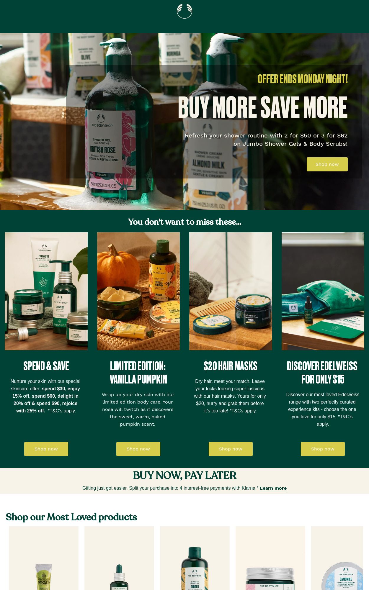 Catalogue The Body Shop 02.10.2023 - 11.10.2023