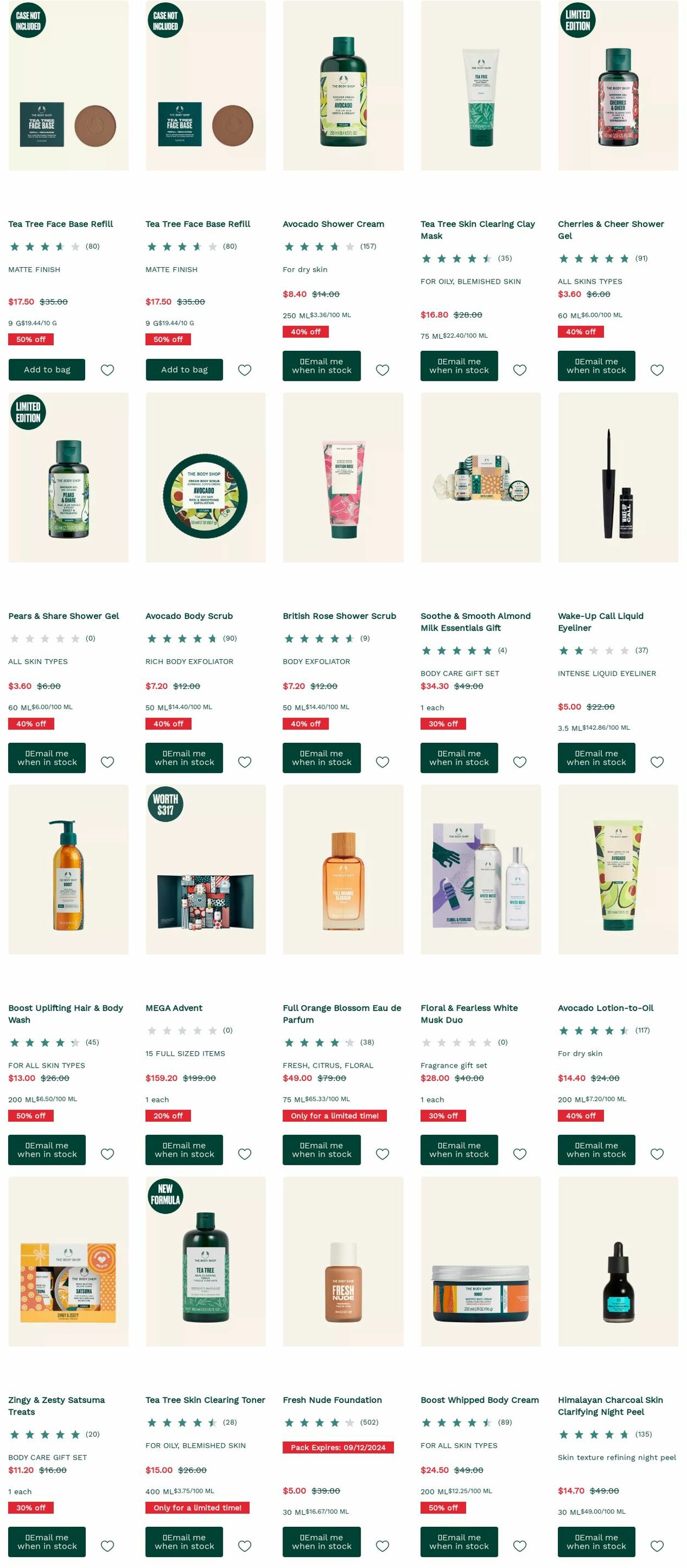 Catalogue The Body Shop 13.01.2025 - 22.01.2025