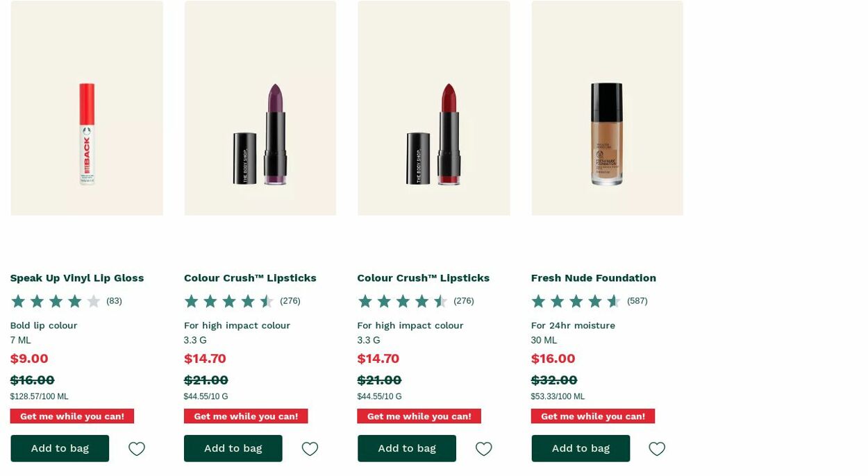 Catalogue The Body Shop 13.11.2023 - 22.11.2023