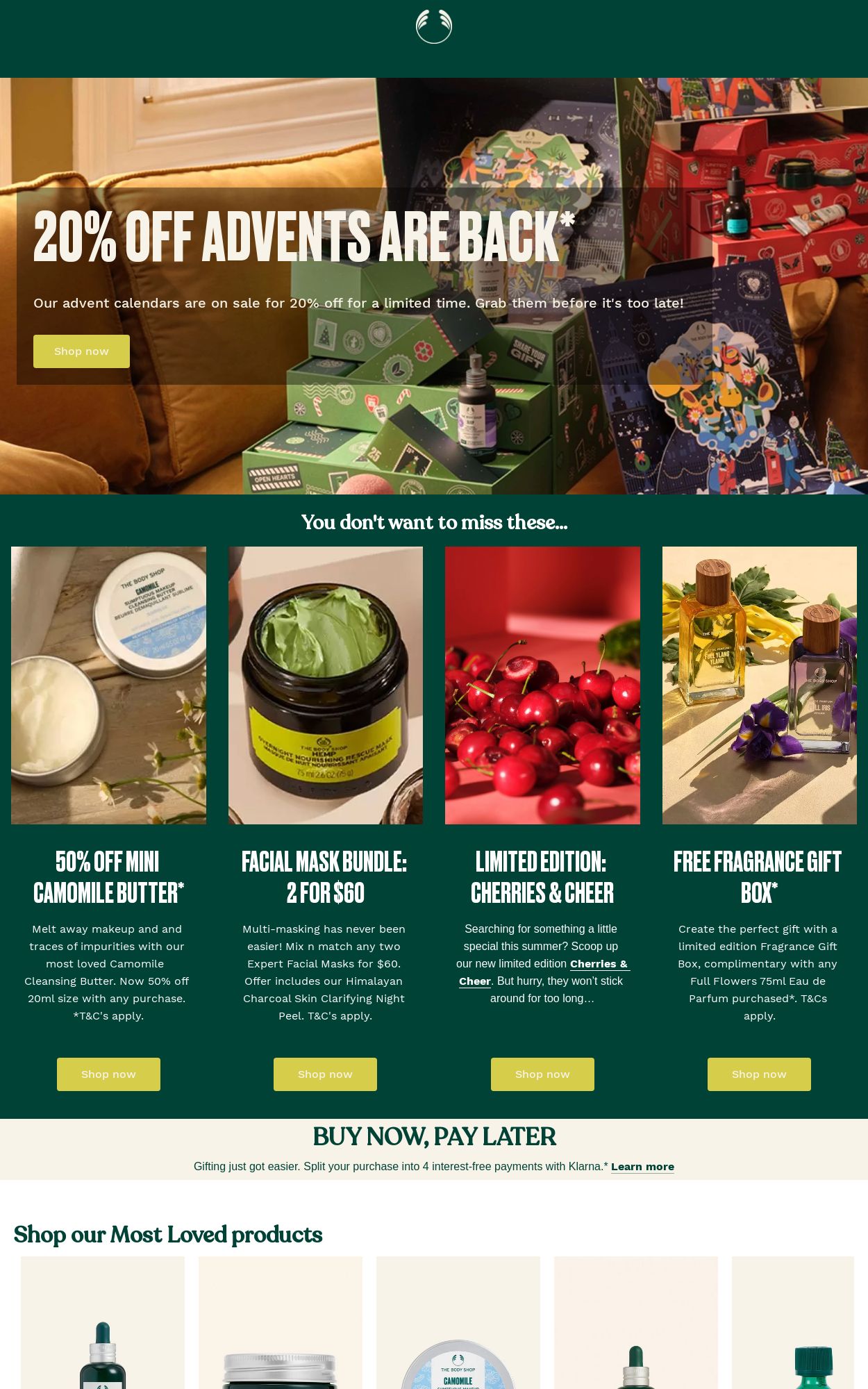 Catalogue The Body Shop 13.11.2023 - 22.11.2023