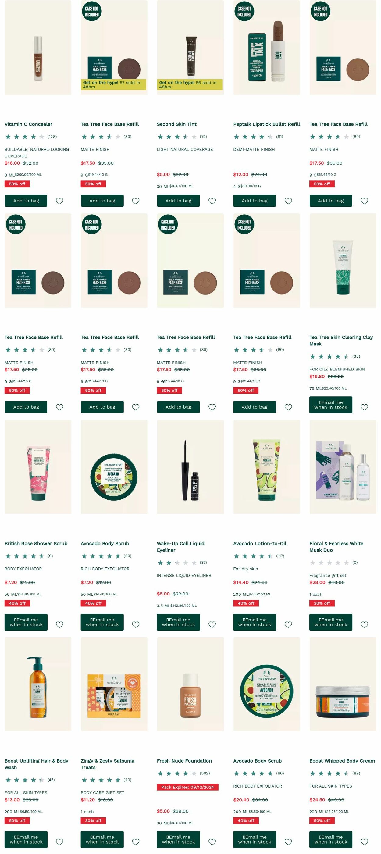 Catalogue The Body Shop 20.01.2025 - 29.01.2025