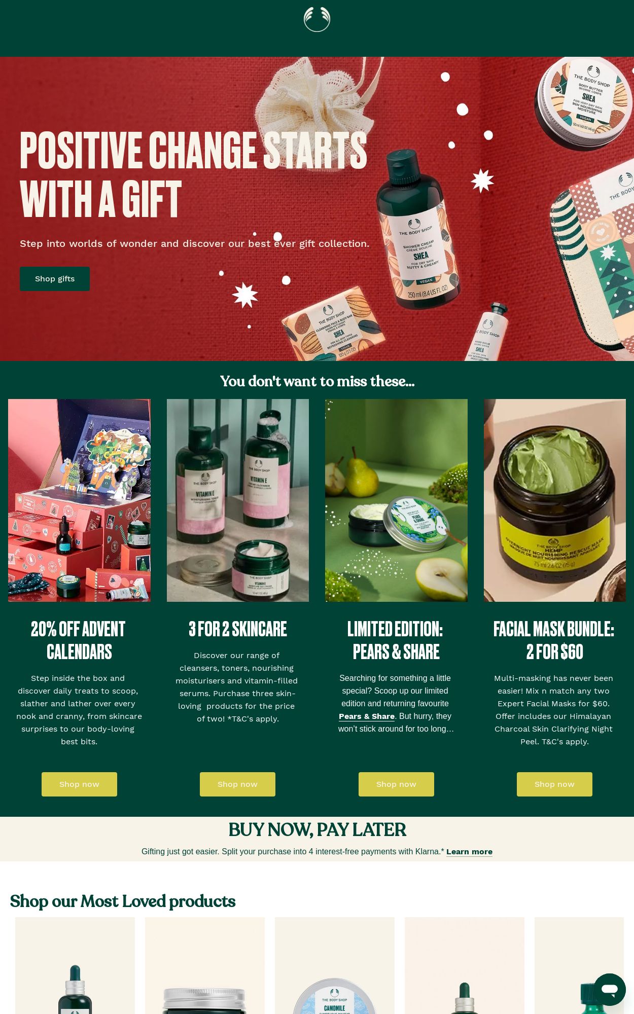 Catalogue The Body Shop 30.10.2023 - 08.11.2023