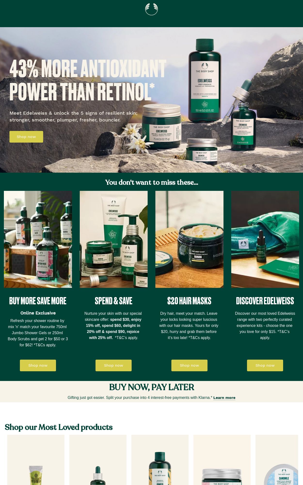 Catalogue The Body Shop 25.09.2023 - 04.10.2023