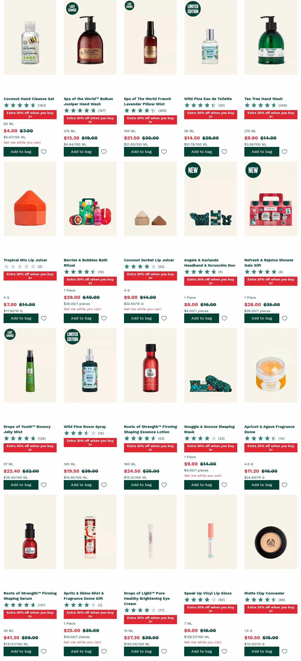 Catalogue The Body Shop 30.01.2023 - 08.02.2023