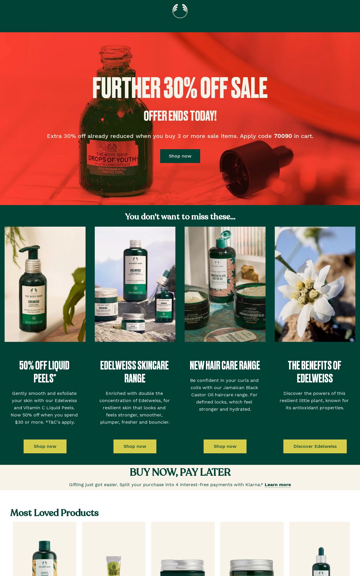 Catalogue The Body Shop 30.01.2023 - 08.02.2023