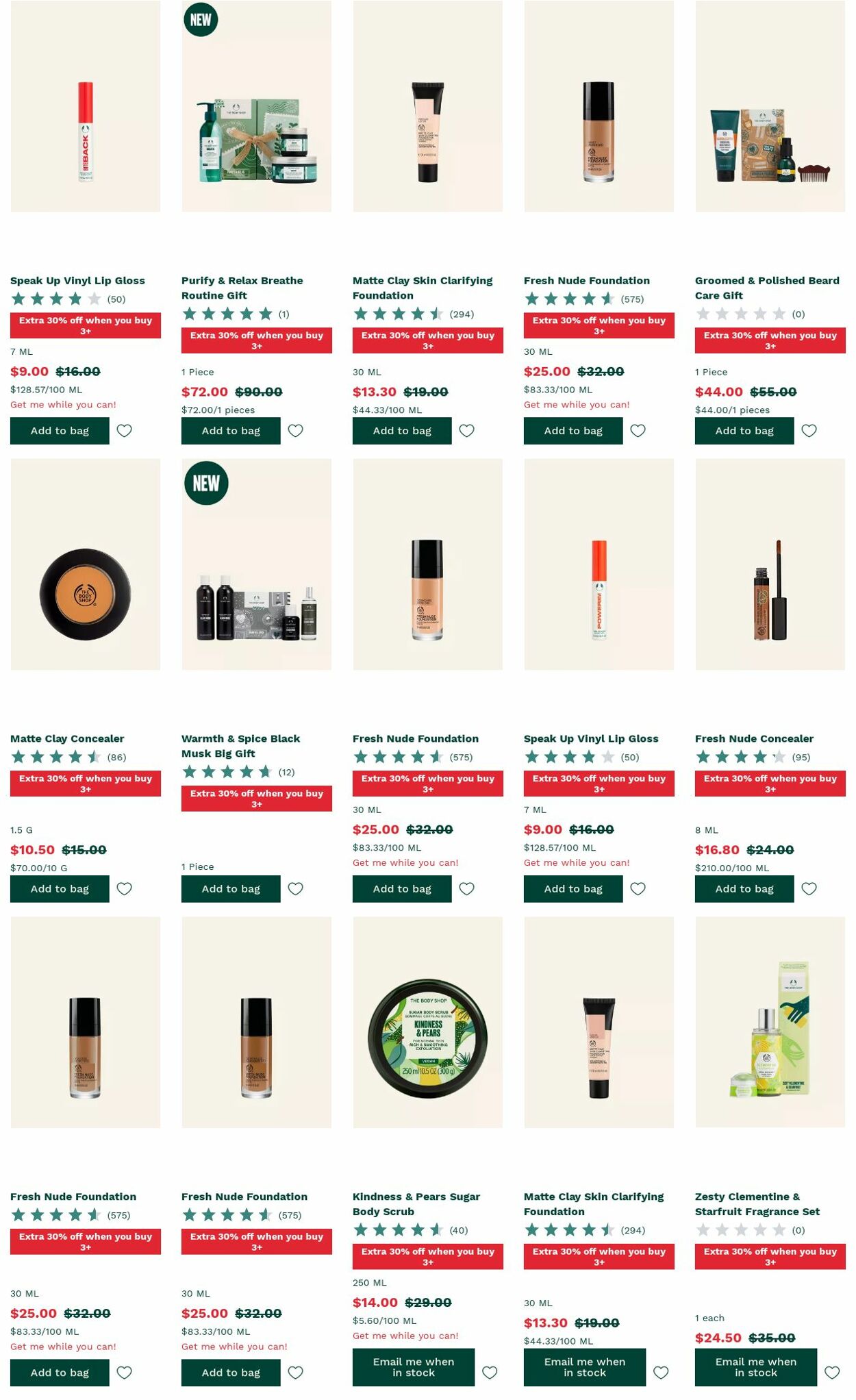 Catalogue The Body Shop 30.01.2023 - 08.02.2023