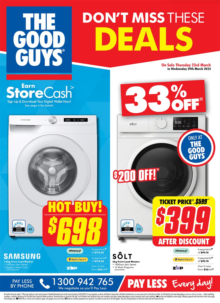 Catalogue The Good Guys 23.03.2023 - 29.03.2023