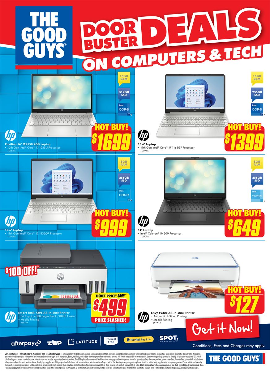 Catalogue The Good Guys 14.09.2023 - 20.09.2023