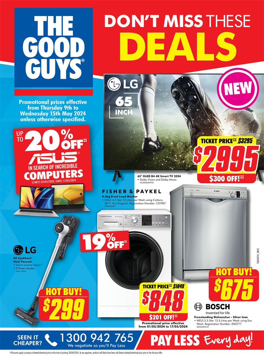 Catalogue The Good Guys 08.05.2024 - 15.05.2024