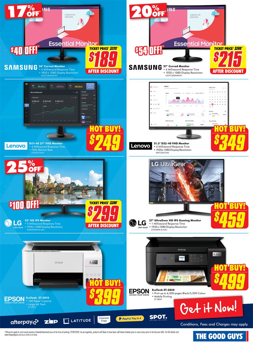 Catalogue The Good Guys 28.09.2023 - 04.10.2023