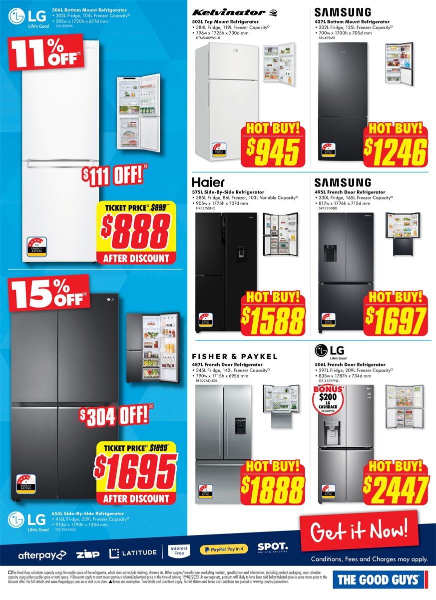 Catalogue The Good Guys 28.09.2023 - 04.10.2023
