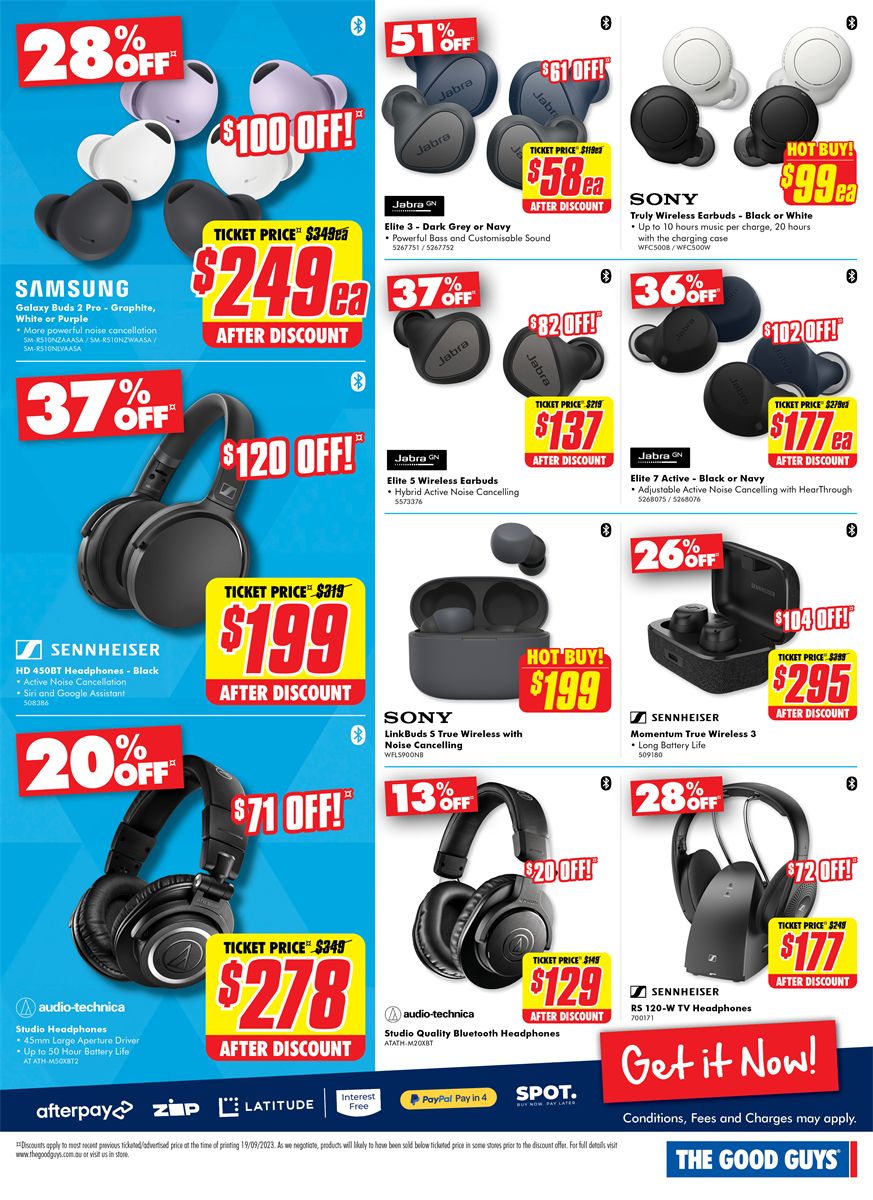 Catalogue The Good Guys 28.09.2023 - 04.10.2023