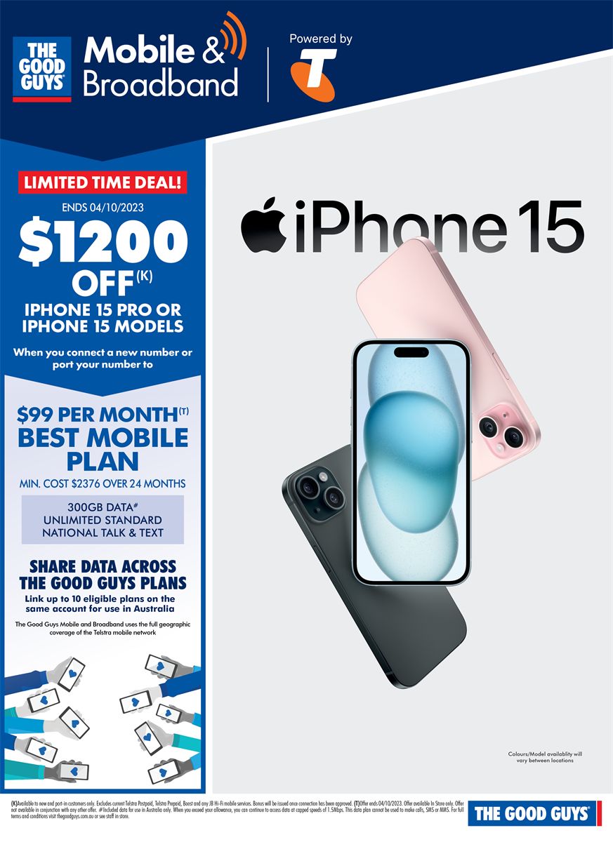 Catalogue The Good Guys 28.09.2023 - 04.10.2023