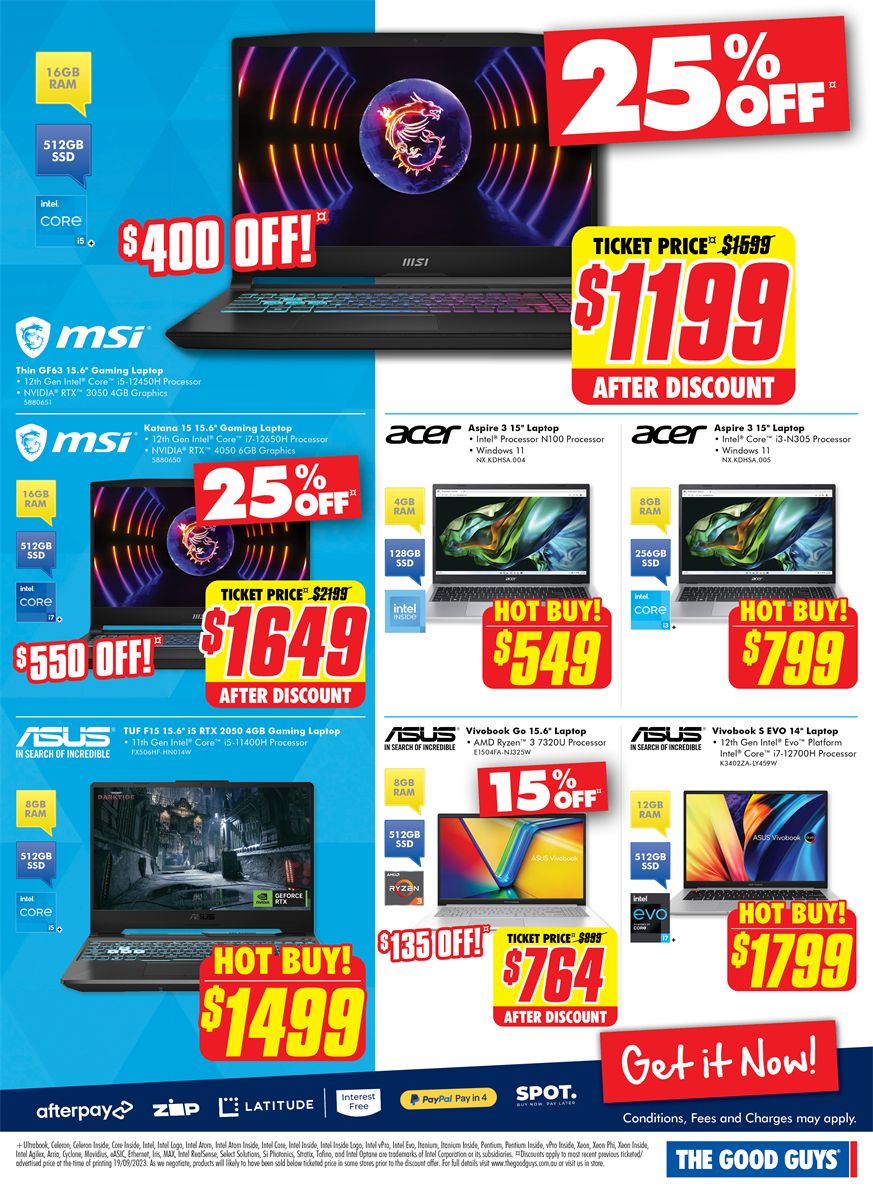 Catalogue The Good Guys 28.09.2023 - 04.10.2023