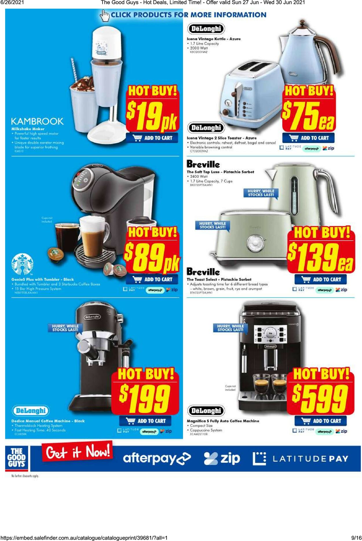 Catalogue The Good Guys 27.06.2021 - 30.06.2021