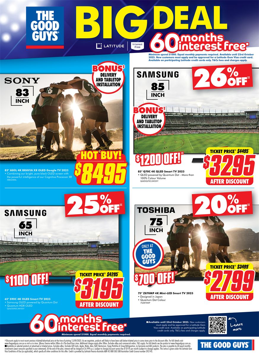 Catalogue The Good Guys 20.09.2023 - 27.09.2023