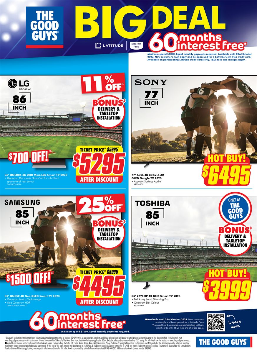 Catalogue The Good Guys 20.09.2023 - 27.09.2023