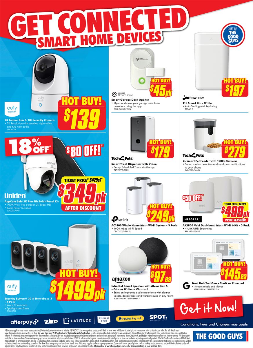 Catalogue The Good Guys 20.09.2023 - 27.09.2023