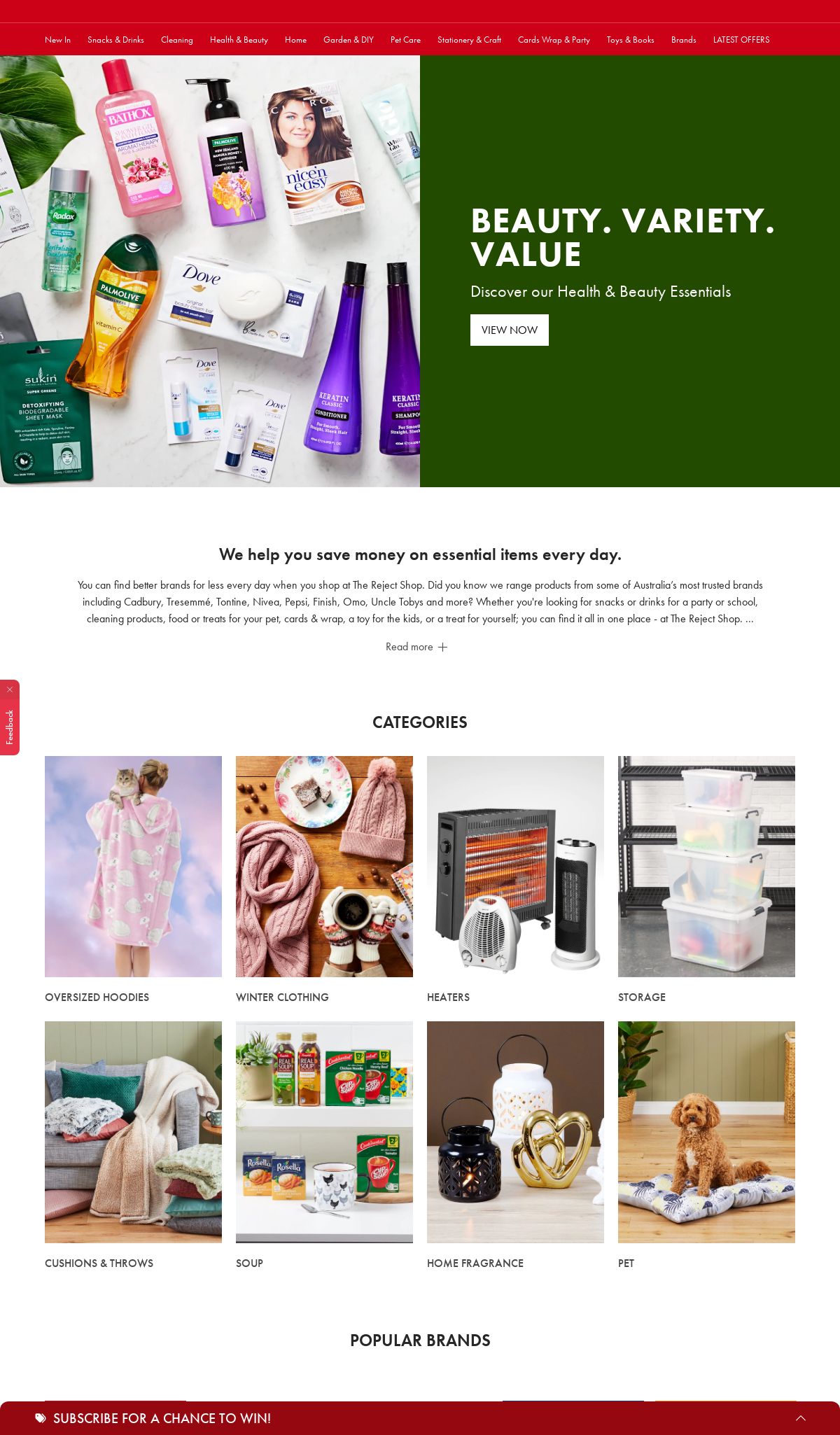 Catalogue The Reject Shop 03.07.2023 - 16.07.2023