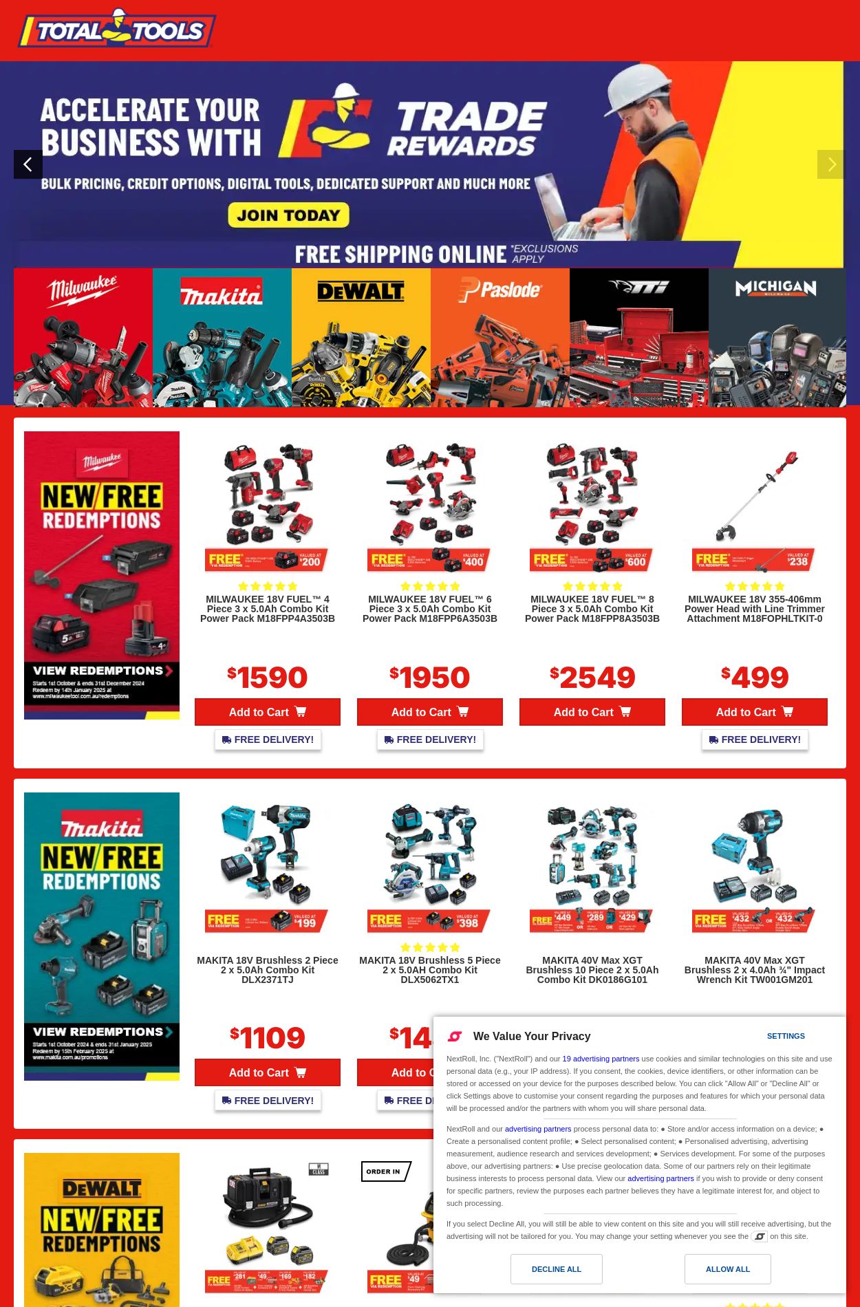 Total Tools Promotional catalogues