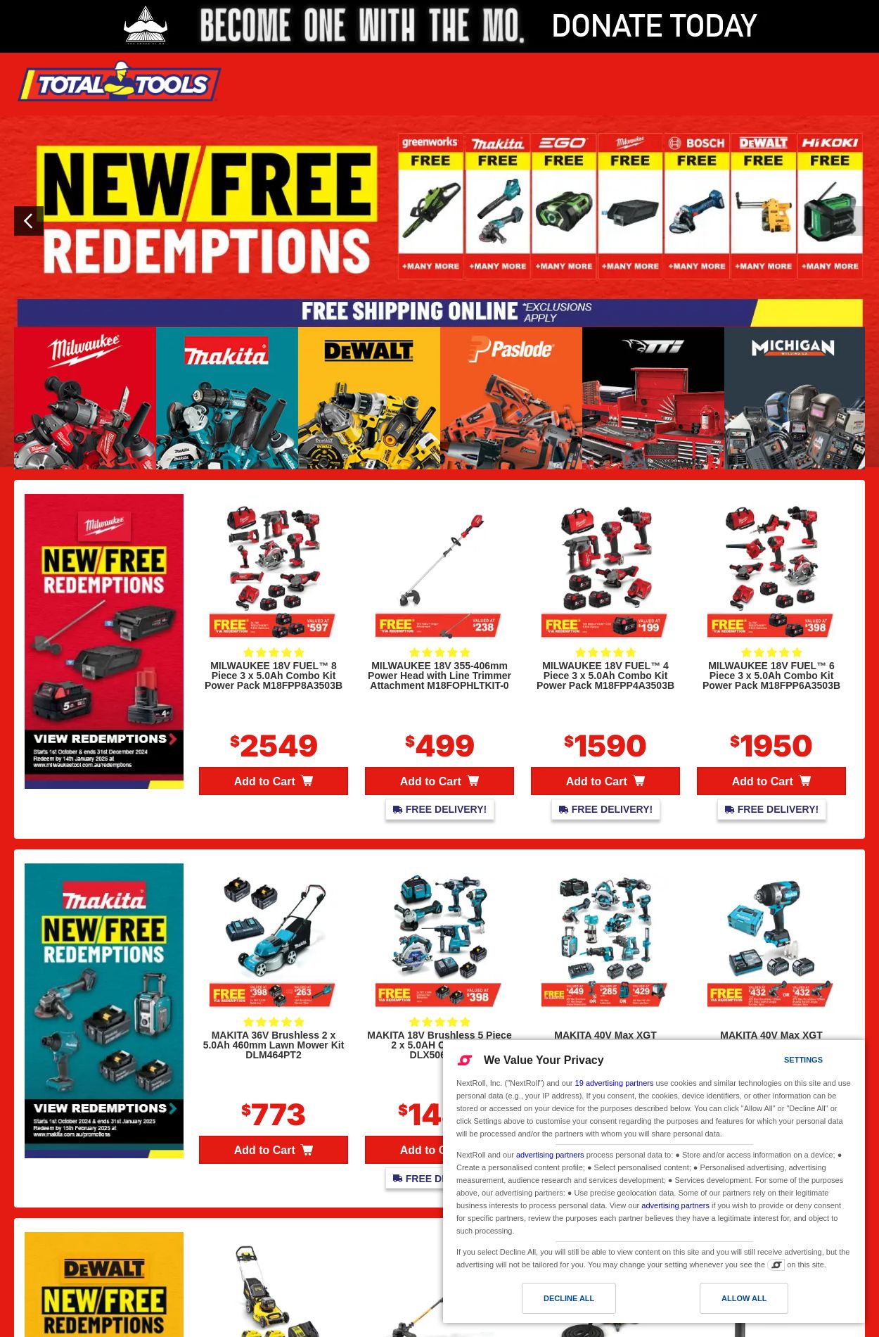 Total Tools Promotional catalogues