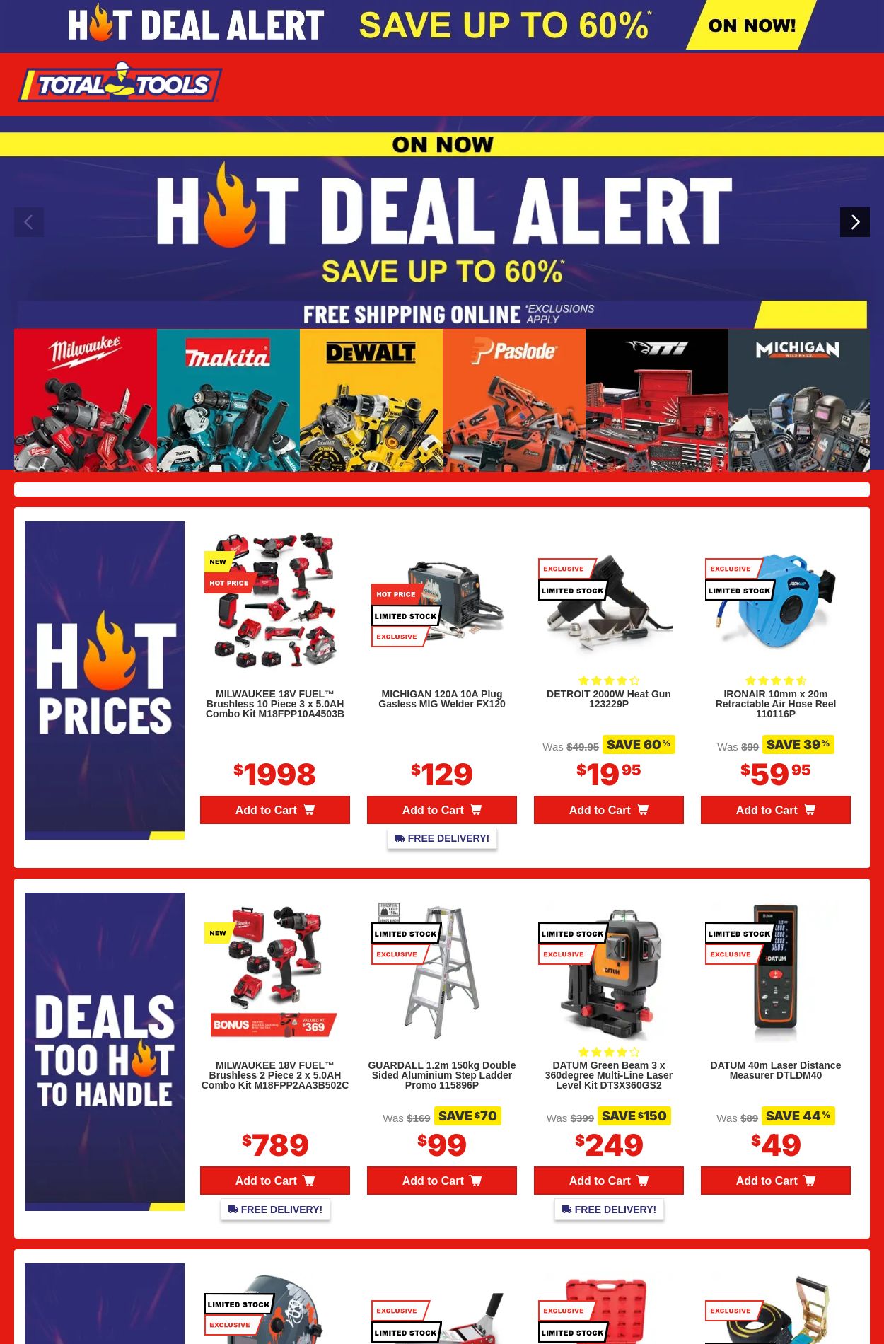 Total Tools Promotional catalogues