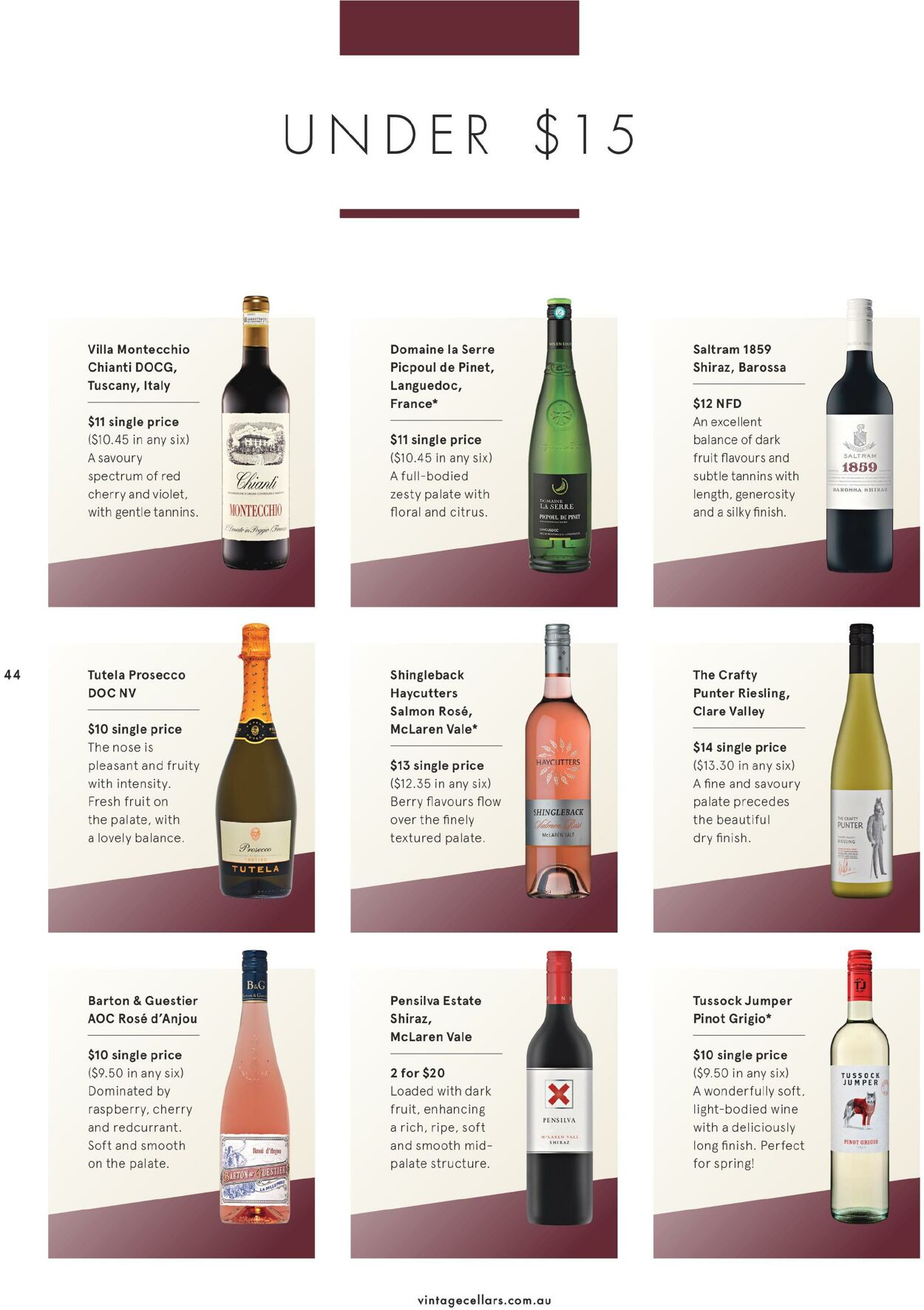 Catalogue Vintage Cellars 08.09.2021 - 16.11.2021