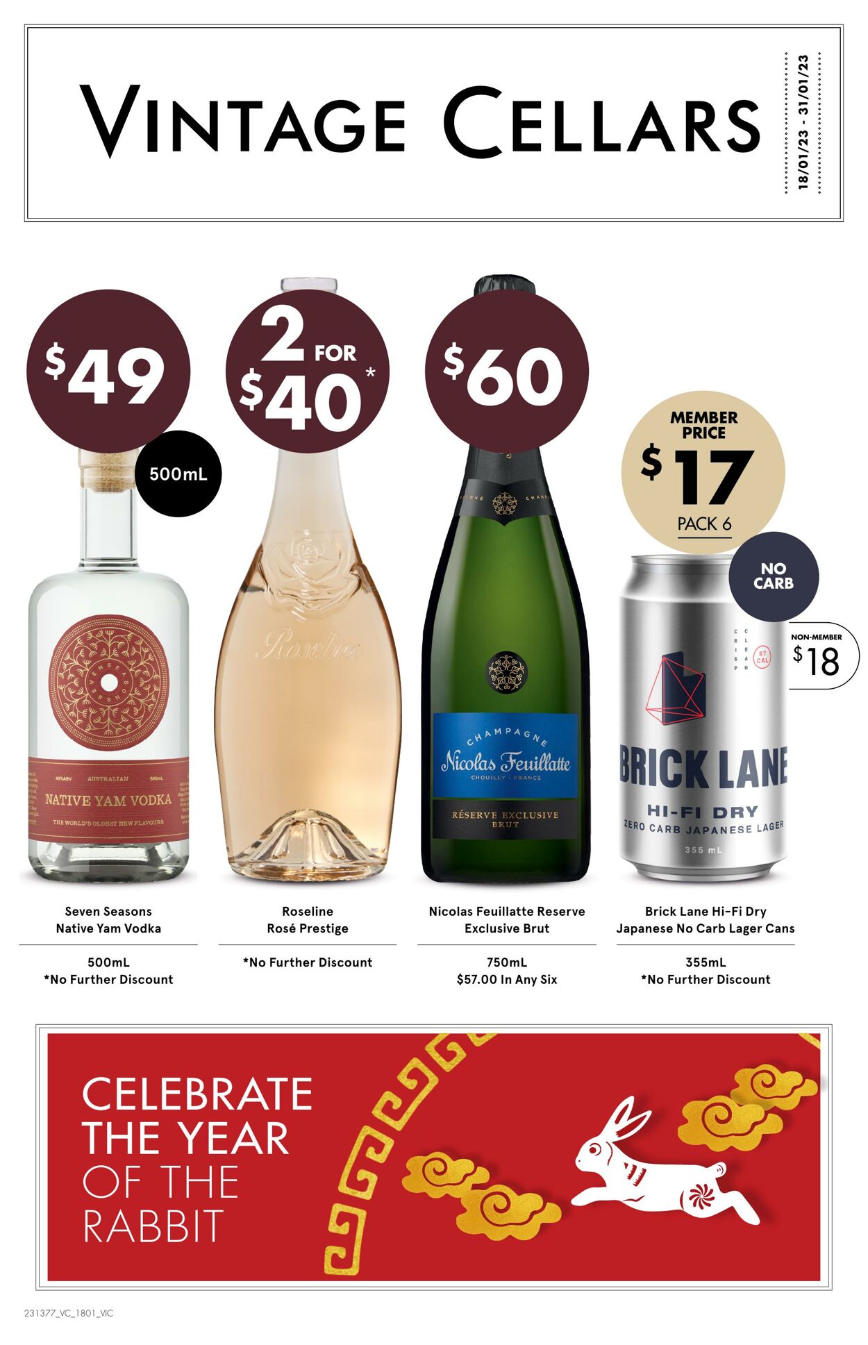 Catalogue Vintage Cellars 18.01.2023 - 31.01.2023