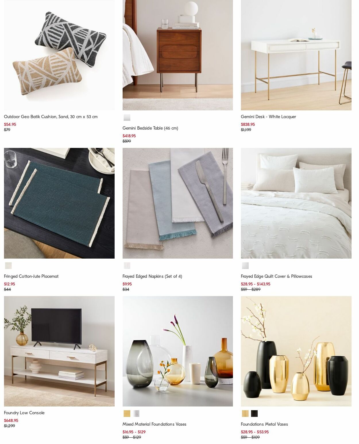 Catalogue West Elm 08.04.2024 - 17.04.2024