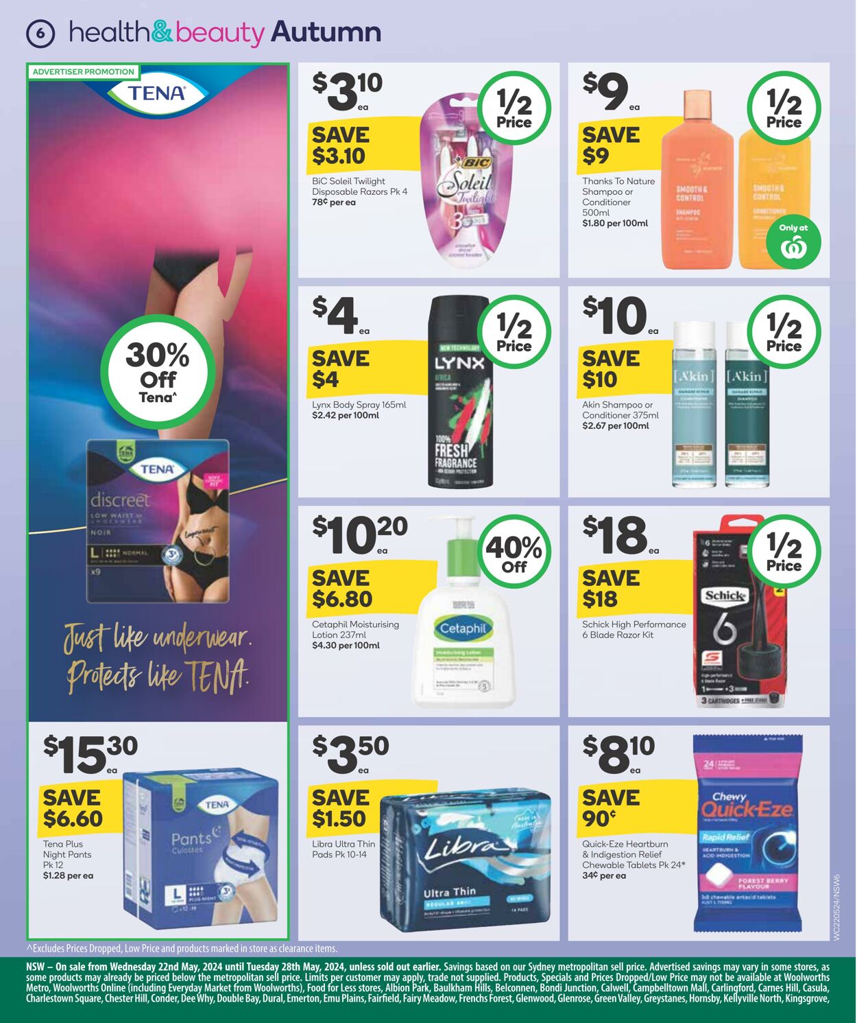 Catalogue Woolworths 22.05.2024 - 28.05.2024