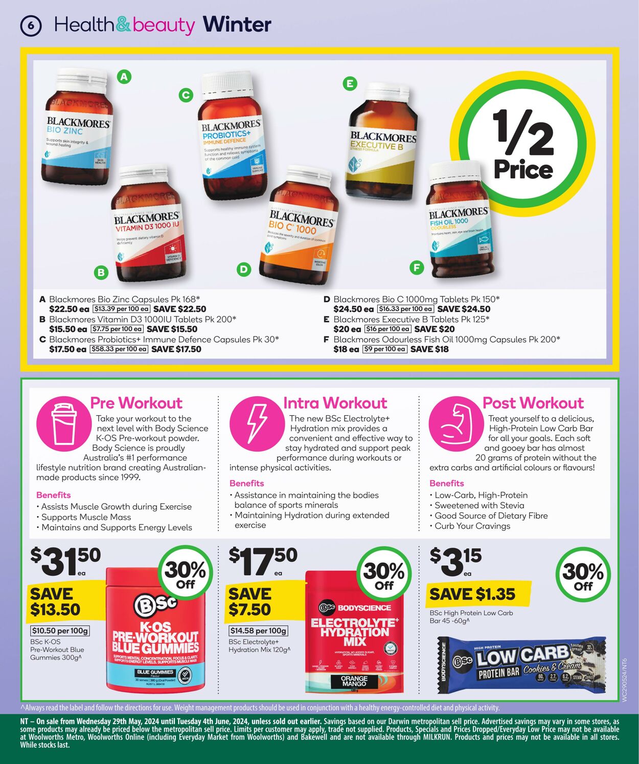 Catalogue Woolworths 29.05.2024 - 04.06.2024