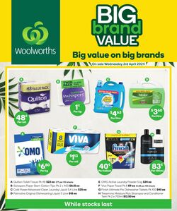 Catalogue Woolworths 03.04.2024 - 09.04.2024