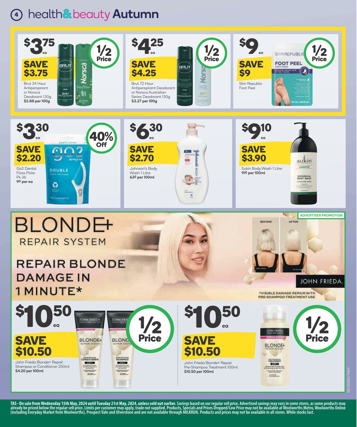 Catalogue Woolworths 15.05.2024 - 21.05.2024