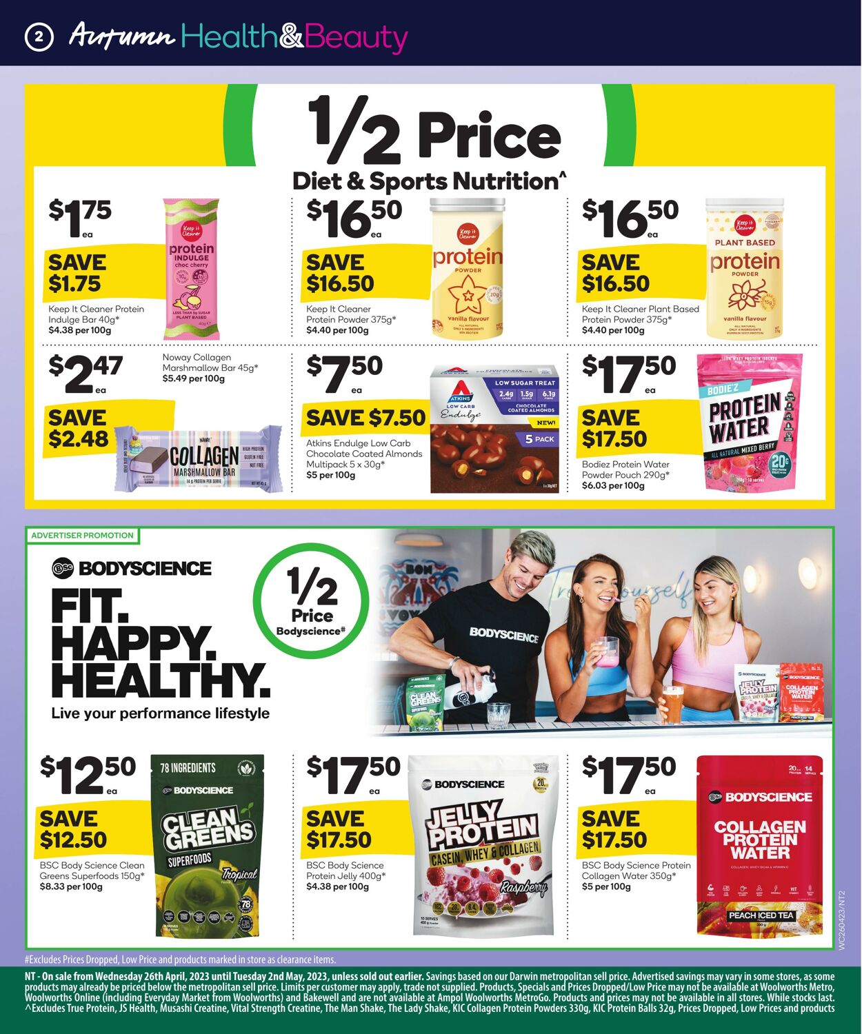 Catalogue Woolworths 26.04.2023 - 02.05.2023