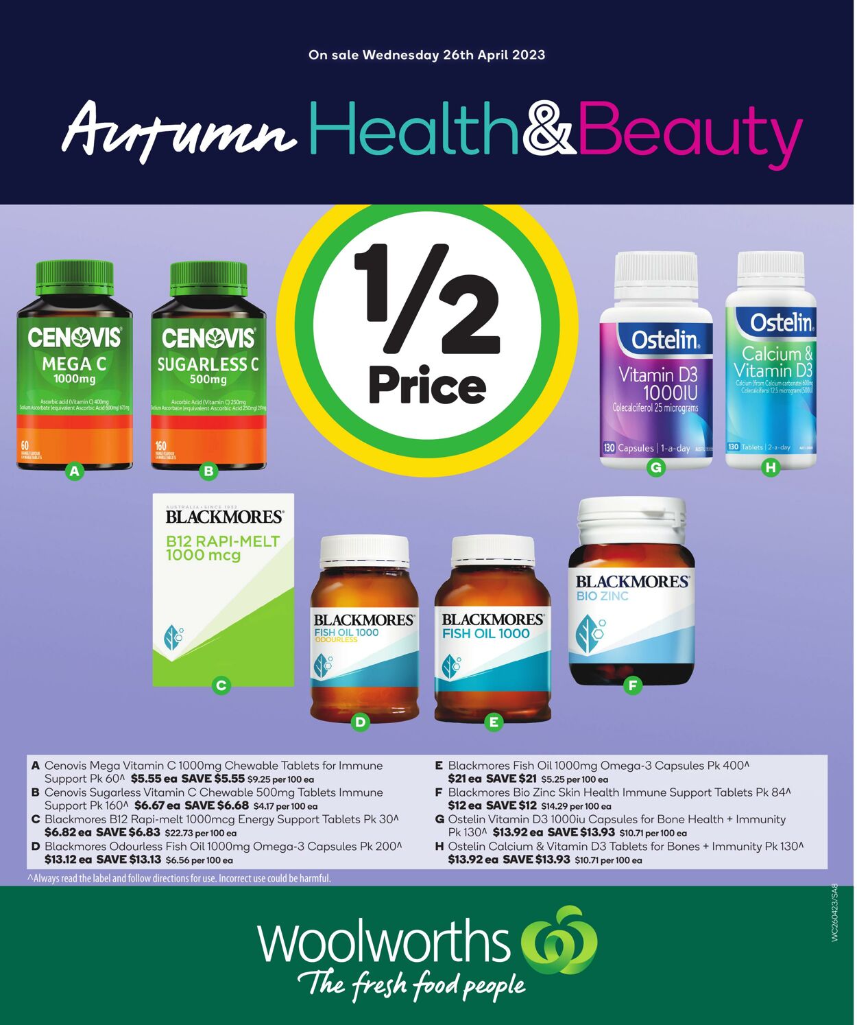 Catalogue Woolworths 26.04.2023 - 02.05.2023