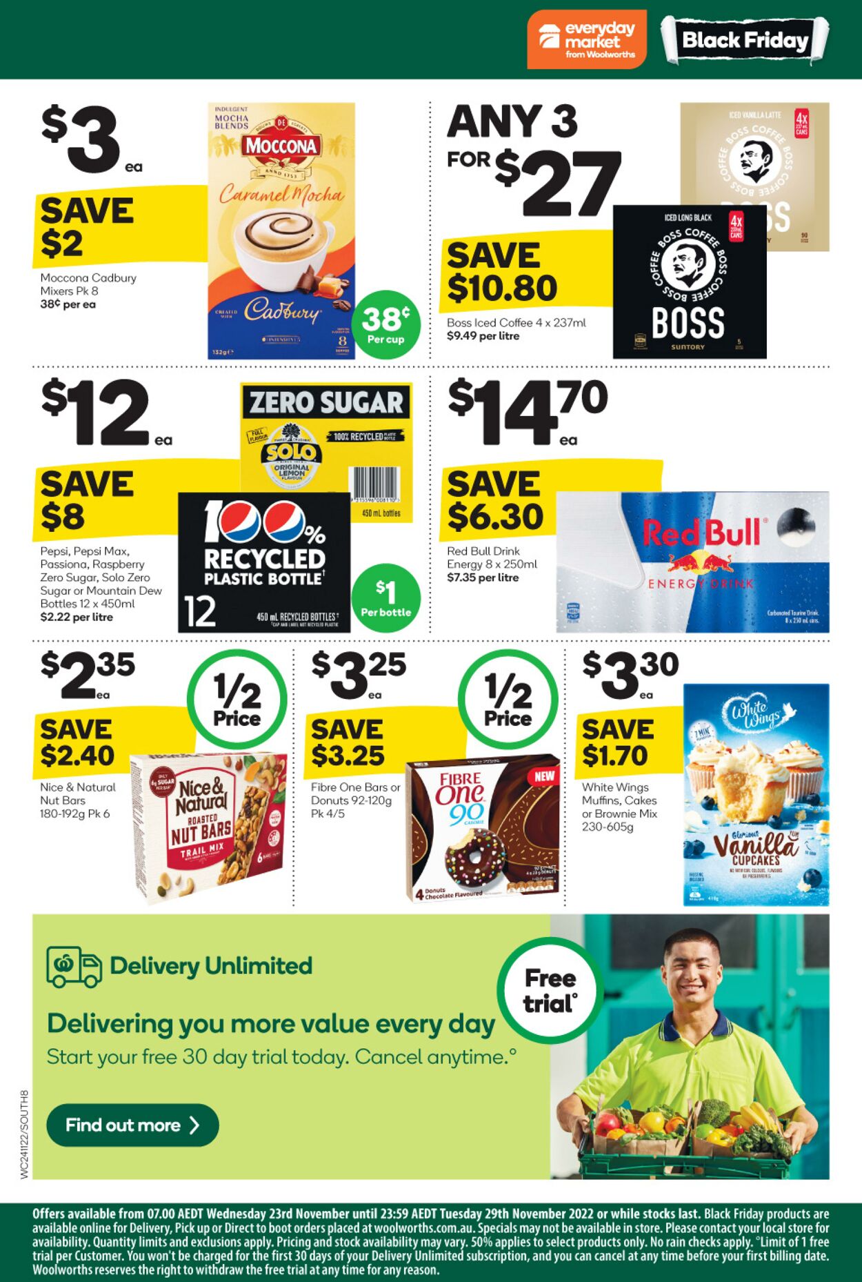 Catalogue Woolworths 23.11.2022 - 29.11.2022