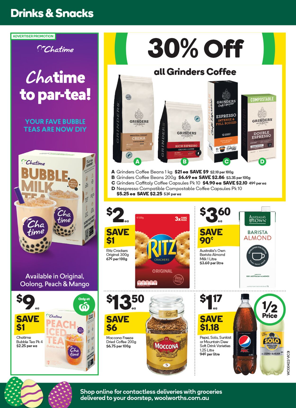 Catalogue Woolworths 13.04.2022 - 19.04.2022