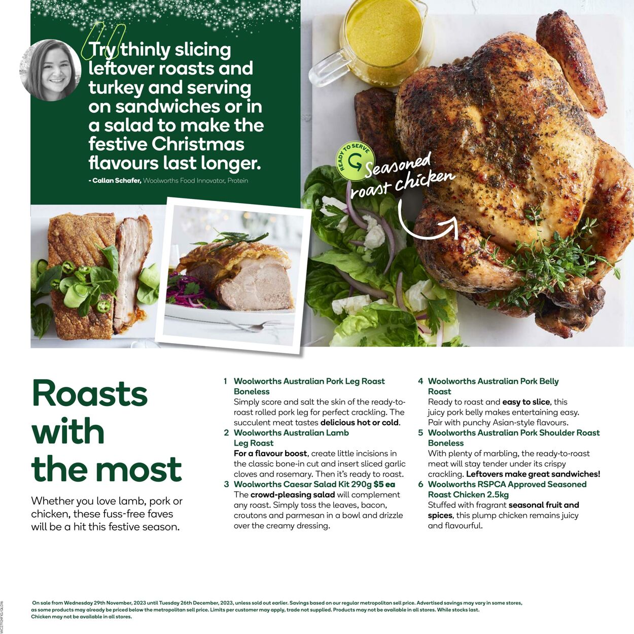 Catalogue Woolworths 29.11.2023 - 26.12.2023