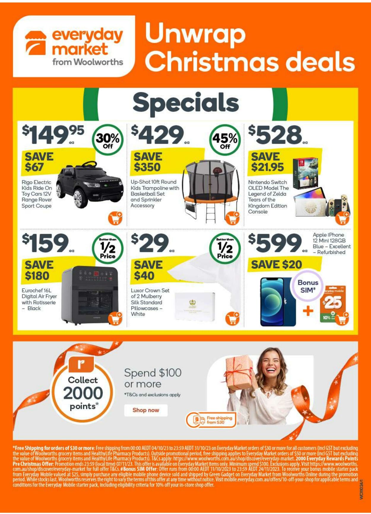 Catalogue Woolworths 11.10.2023 - 17.10.2023