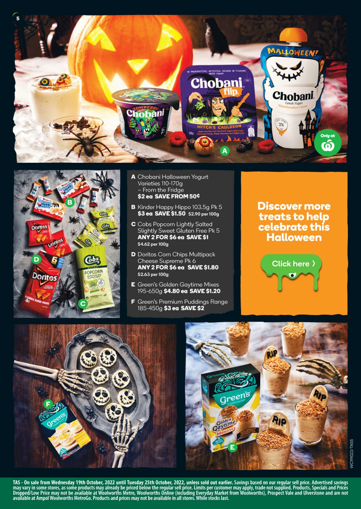 Catalogue Woolworths 19.10.2022 - 01.11.2022