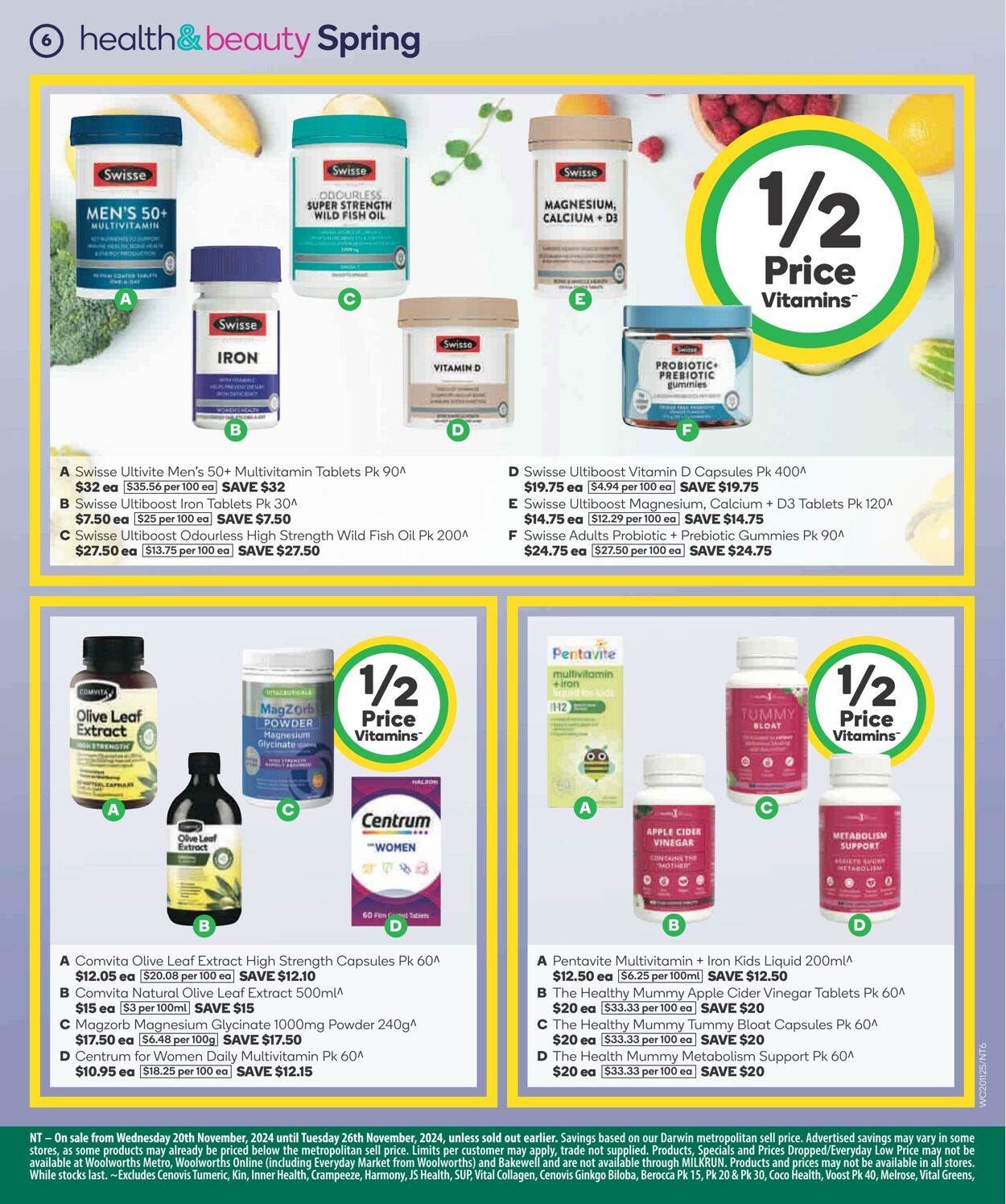 Catalogue Woolworths 20.11.2024 - 26.11.2024