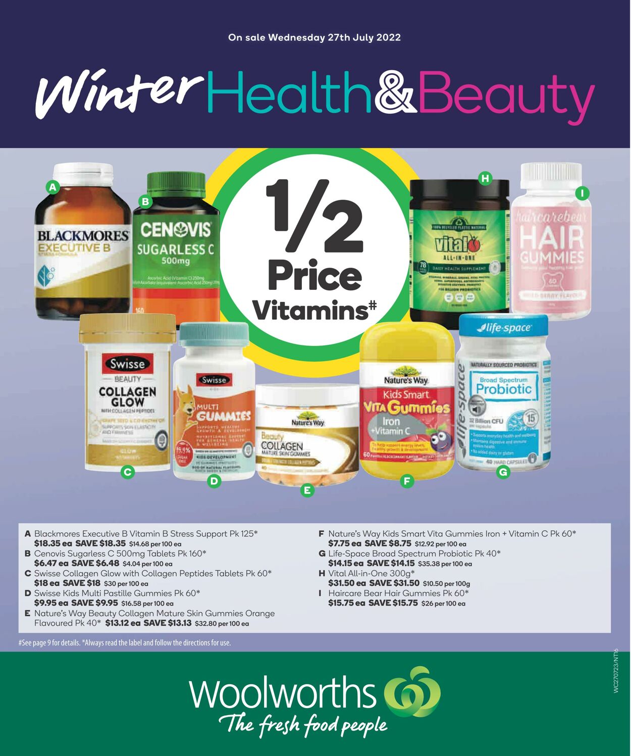 Catalogue Woolworths 27.07.2022 - 02.08.2022