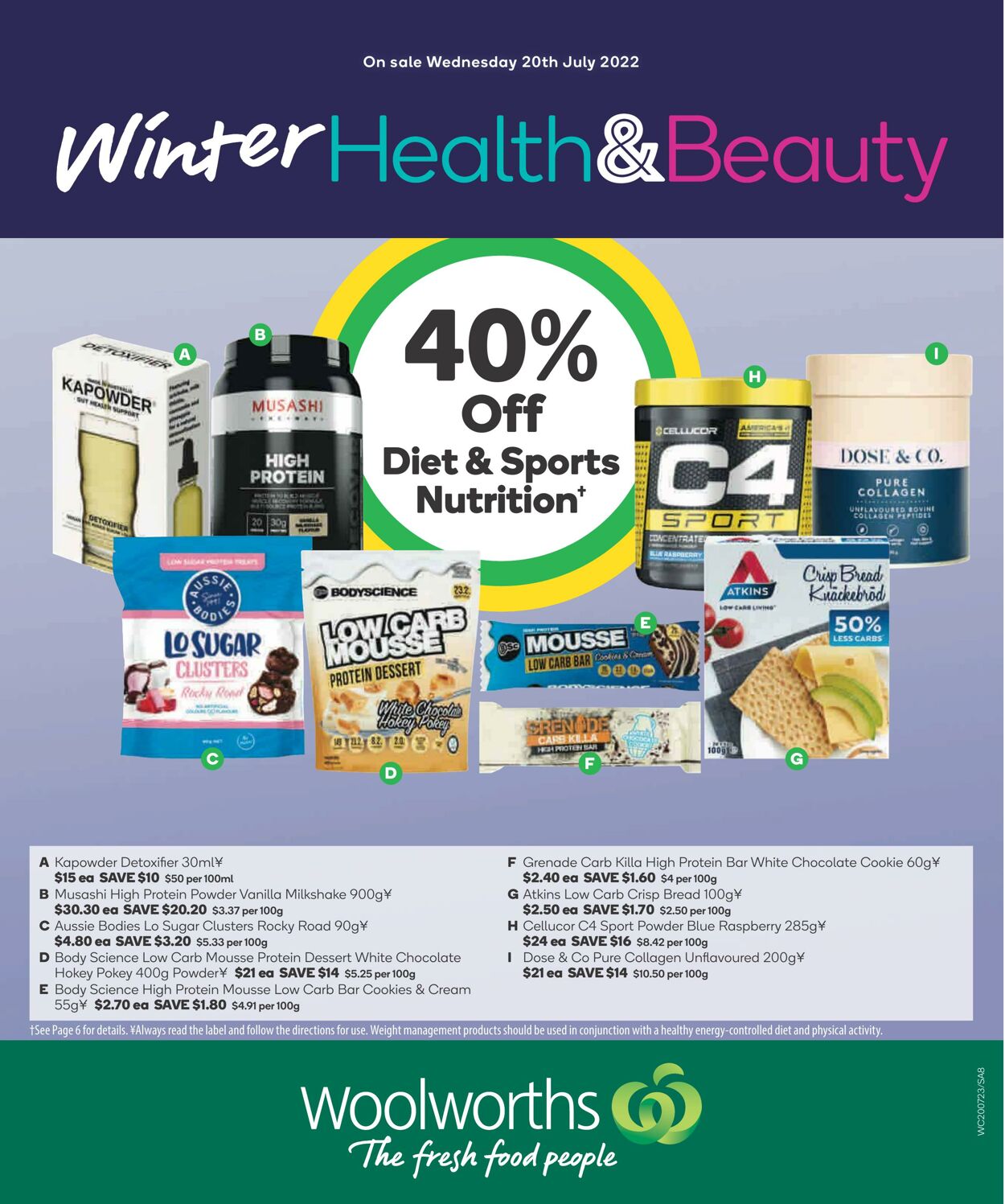 Catalogue Woolworths 20.07.2022 - 26.07.2022