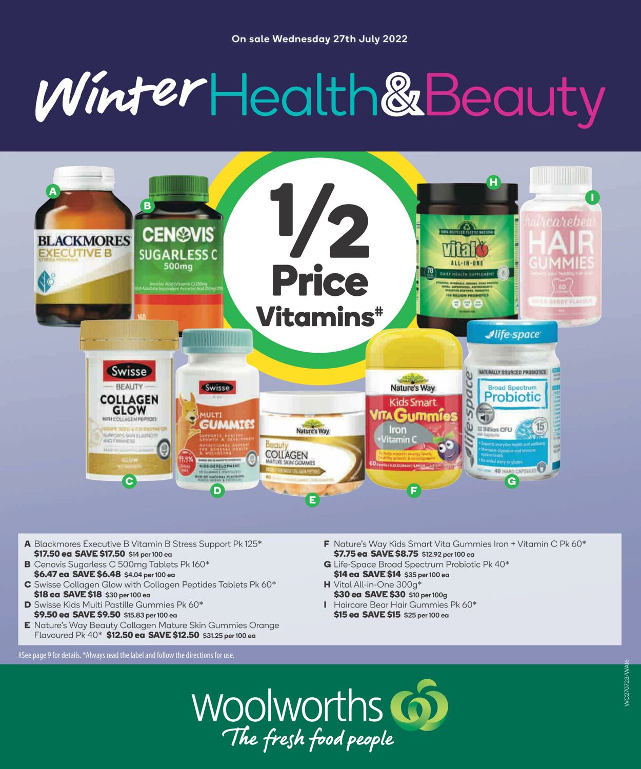 Catalogue Woolworths 27.07.2022 - 02.08.2022