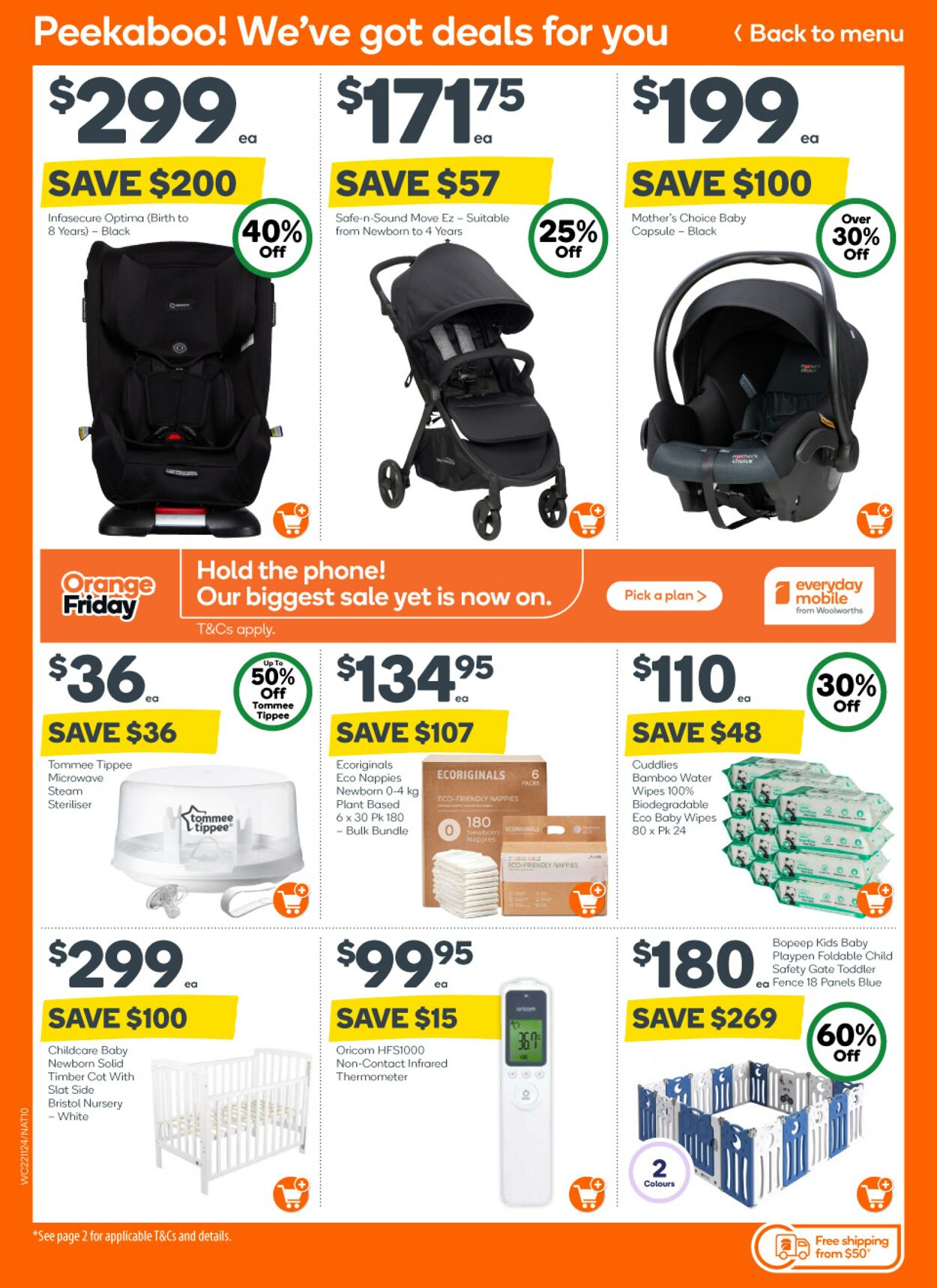 Catalogue Woolworths 22.11.2023 - 28.11.2023